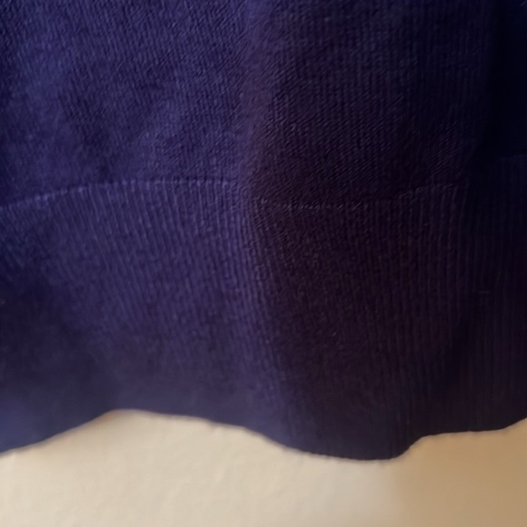 Zara knit blue sweater size M long sleeves like new!!! Mock neck - Picture 4 of 7